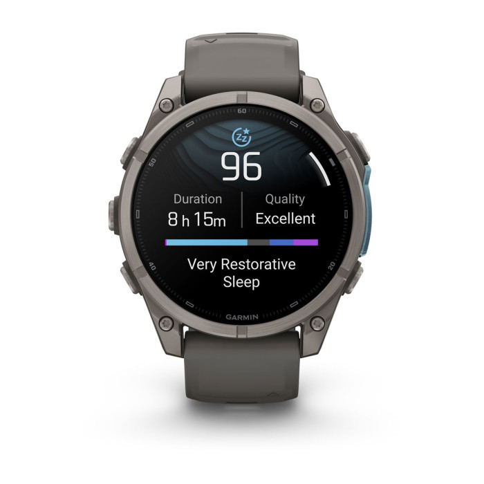 Смарт-часы Garmin Fenix 9 47mm Titanium with Pebble Gray Silicone Band (010-04762-00)