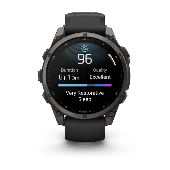 Смарт-часы Garmin Fenix 9 47mm Carbon Gray DLC Titanium with Black Silicone Band (010-04762-10)