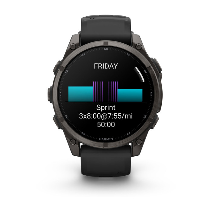 Смарт-часы Garmin Fenix 9 47mm Carbon Gray DLC Titanium with Black Silicone Band (010-04762-10)