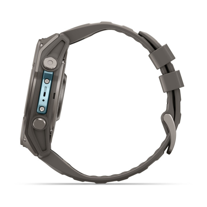 Смарт-часы Garmin Fenix 9 51mm Titanium with Pebble Gray Silicone Band (010-04763-00)