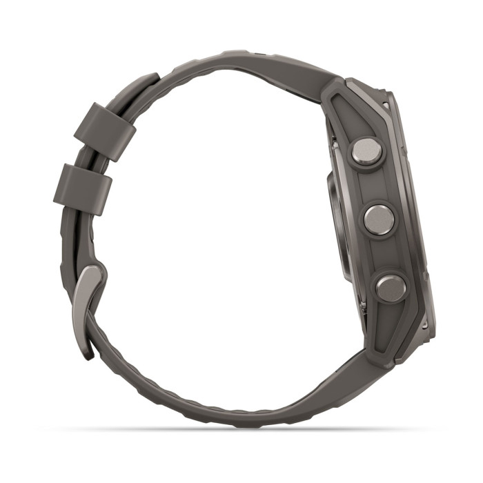 Смарт-часы Garmin Fenix 9 51mm Titanium with Pebble Gray Silicone Band (010-04763-00)