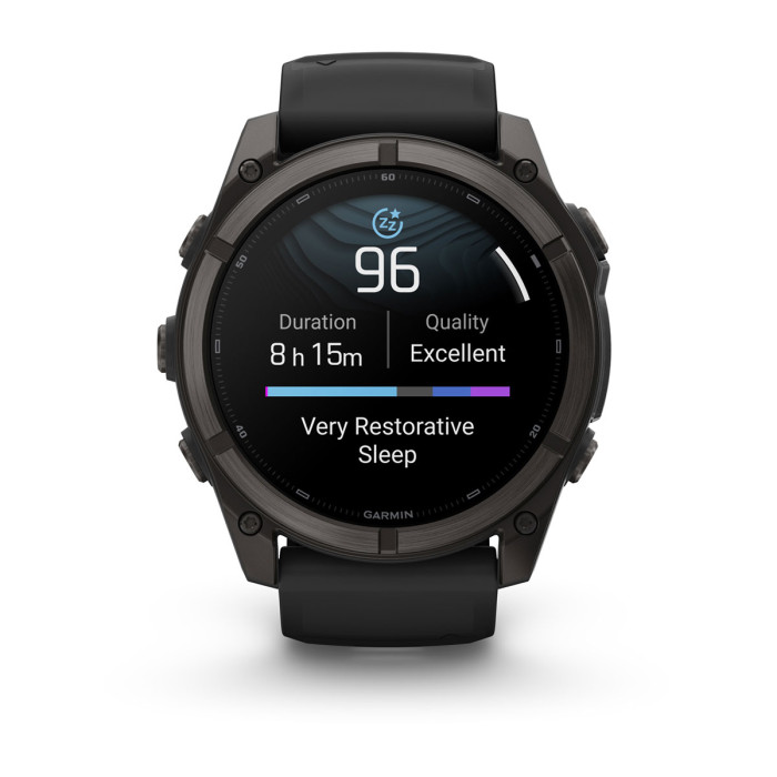 Смарт-часы Garmin Fenix 9 51mm Carbon Gray DLC Titanium with Black Silicone Band (010-04763-10)
