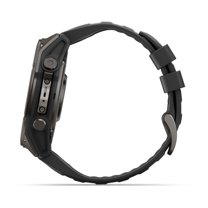 Смарт-часы Garmin Fenix 9 51mm Carbon Gray DLC Titanium with Black Silicone Band (010-04763-10)