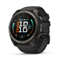 Смарт-часы Garmin Fenix 9 51mm Carbon Gray DLC Titanium with Black Silicone Band (010-04763-10)