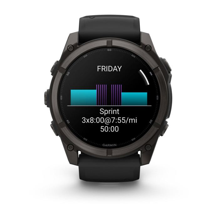 Смарт-часы Garmin Fenix 9 51mm Carbon Gray DLC Titanium with Black Silicone Band (010-04763-10)