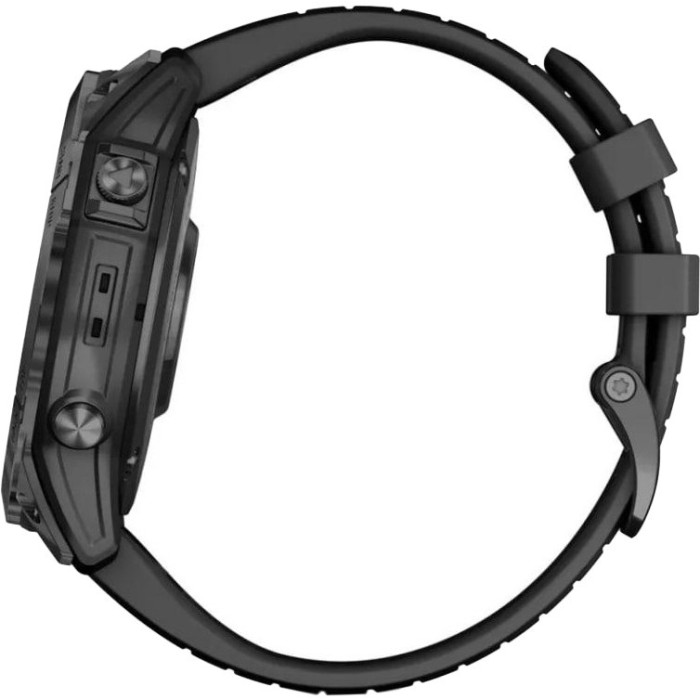 Смарт-часы Garmin Epix Pro Gen 2 Sapphire 51mm Carbon G. DLC Tit. with Black Band (010-02804-00/01/53)