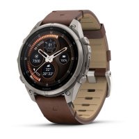 Смарт-часы Garmin Fenix 9 Pro 51 mm Titanium with Walnut Leather Band (010-04337-40)