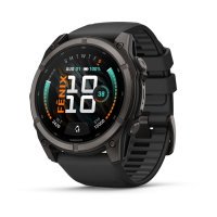 Смарт-годинник Garmin Fenix 9 51mm Carbon Gray DLC Titanium with Black Silicone Band (010-04763-10)