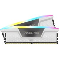 Пам'ять для настільних комп'ютерів Corsair 64 GB (2x32GB) DDR5 5200 MHz Vengeance RGB - White (CMH64GX5M2B5200C40W)