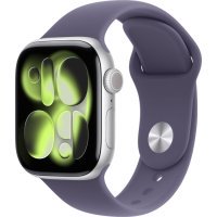 Смарт-годинник Apple Watch Series 11 GPS 42mm Silver Alu. Case w. Purple Fog S. Band - M/L (MEU74)
