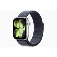 Смарт-часы Apple Watch Series 11 GPS 42mm Silver Aluminum Case / Anchor Blue Sport Loop (MEW34 + MFFC4)