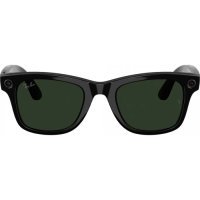 Смарт-очки Ray-Ban Meta Wayfarer Gen 2 Shiny Black Frame / Clear to Graphite Green Transitions Lens (RW4012 601/1M 53-22)