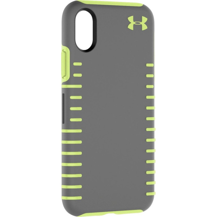 Защитный чехол Under Armour - Protect Grip Case for Apple iPhone X and XS - Graphite/Quirky Lime