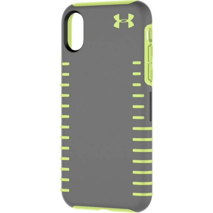 Защитный чехол Under Armour - Protect Grip Case for Apple iPhone X and XS - Graphite/Quirky Lime