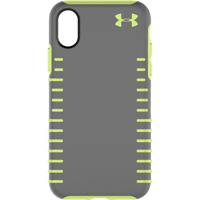 Защитный чехол Under Armour - Protect Grip Case for Apple iPhone X and XS - Graphite/Quirky Lime