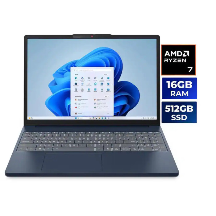 Ноутбук Lenovo Ideapad Slim 3 Cosmic Blue (83KA003DUS)