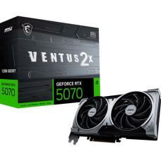 Відеокарта MSI GeForce RTX 5070 12G VENTUS 2X OC (912-V532-003, G5070-12V2C)