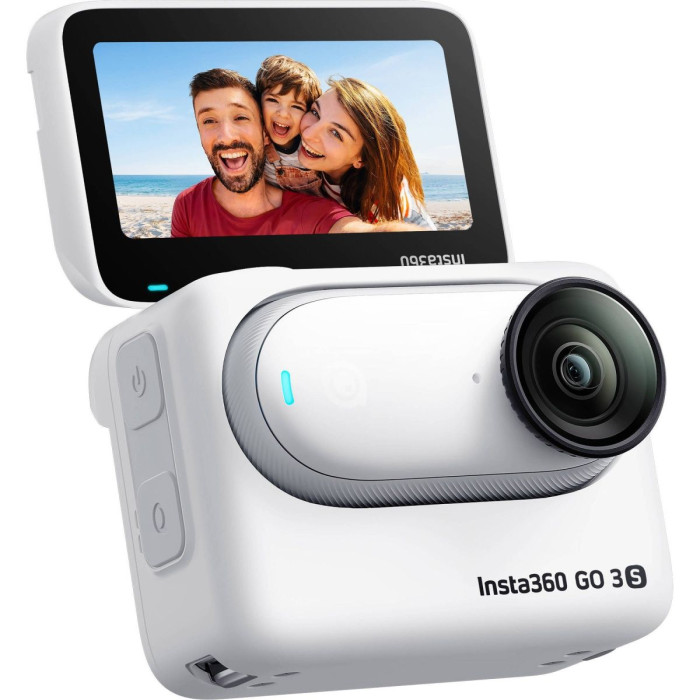Екшн-камера Insta360 GO 3S 4K Standard Bundle 128GB White (CINSAATA_GO3S04)