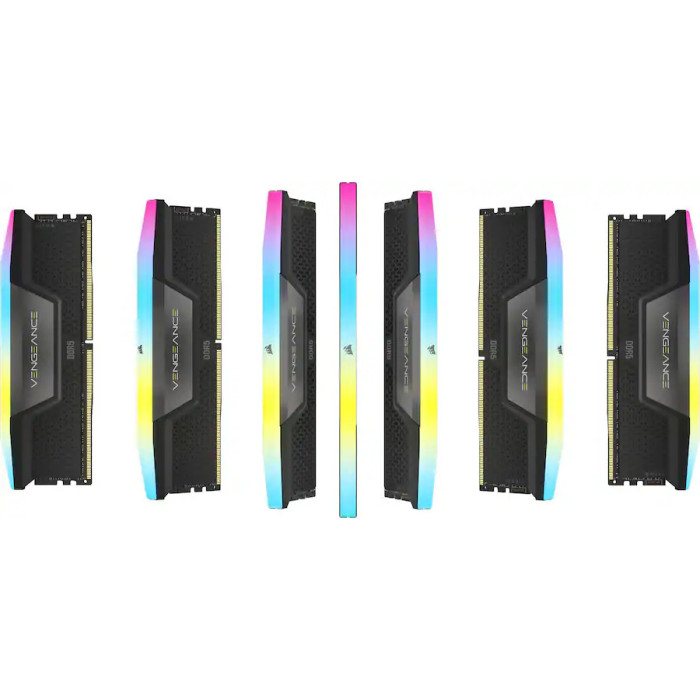 Память для настольных компьютеров Corsair 64 GB (2x32GB) DDR5 6400 MHz Vengeance RGB (CMH64GX5M2Y6400C32)