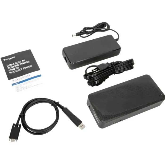 Targus USB-C Dual 4K Docking Station 100W PD (DOCK182-A1) SKU# DOCK182GLZ-40
