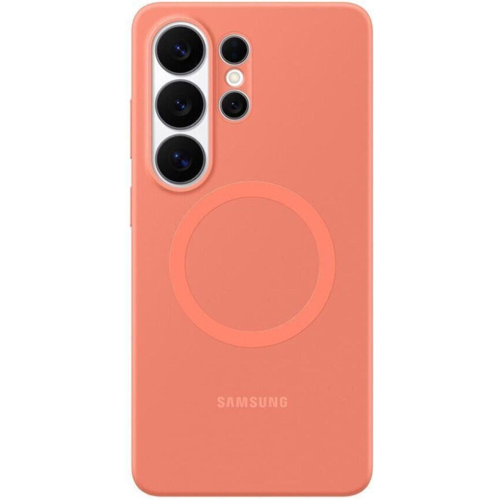 Чехол для смартфона Samsung Silicone Magnet Case for Galaxy S26 Ultra Coralred (EF-ES948COEGWW, EF-ES948COEGUS)