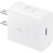 Мережевий зарядний пристрій Samsung 25W PD Power Adapter White w/o cable (EP-T2510NWEGUS) + перехідник