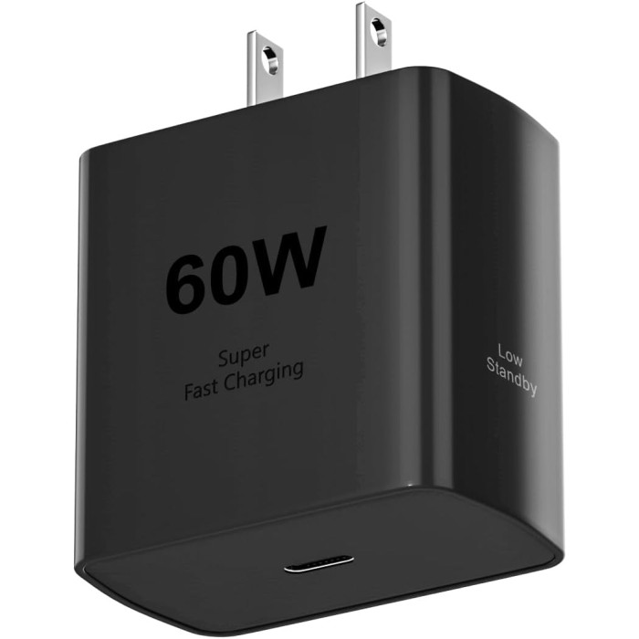 Мережевий зарядний пристрій Samsung 60W Black (EP-T6010NBEGUS)