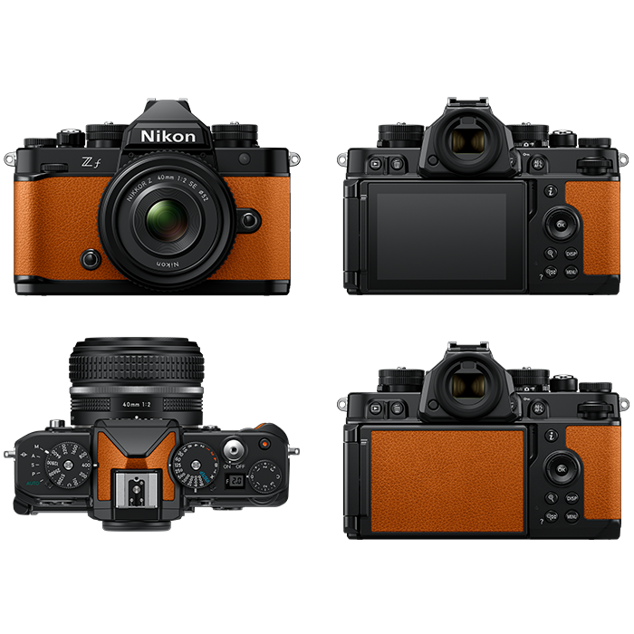 Беззеркальный фотоаппарат Nikon Zf body Sunset Orange (VOA120AEOR)