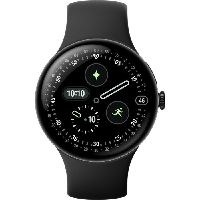 Смарт-часы Google Pixel Watch 4 45mm Wi-Fi Matte Black Aluminum case / Obsidian Active Band