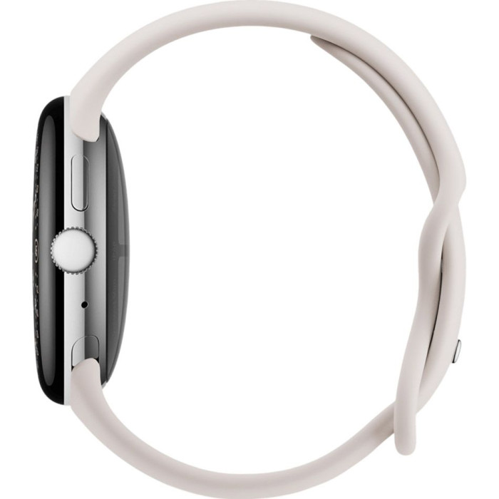 Смарт-часы Google Pixel Watch 4 45mm Wi-Fi Polished Silver Aluminum case / Porcelain Active Band