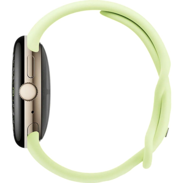 Смарт-годинник Google Pixel Watch 4 41mm Wi-Fi Champagne Gold Aluminum case / Lemongrass Active Band