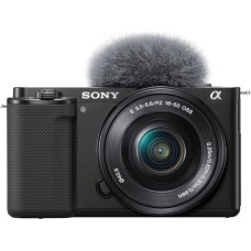 Бездзеркальний фотоапарат Sony ZV-E10 kit (16-50mm) Black (ILCZVE10LB.CEC)