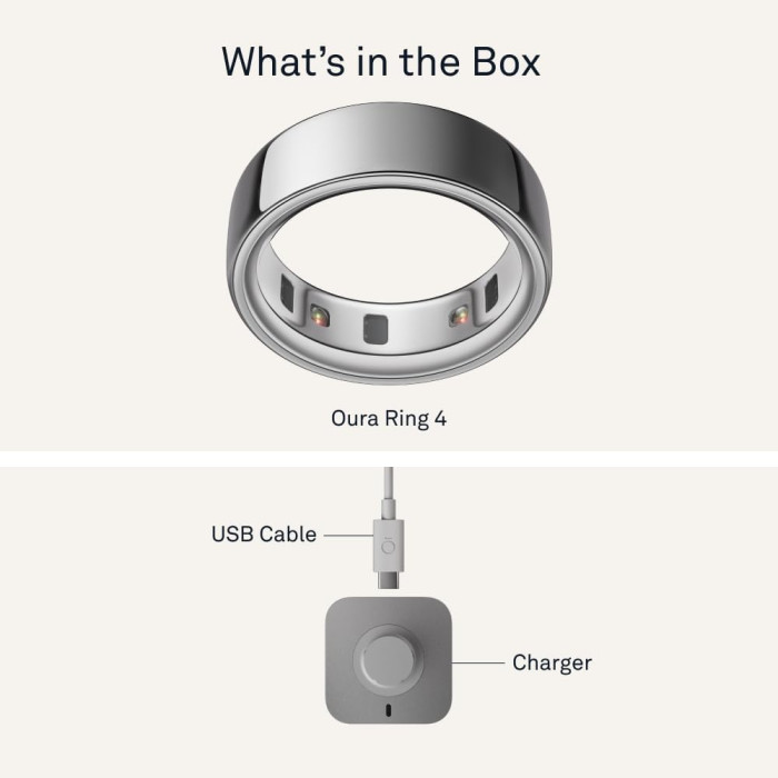 Смарт-кільце Oura Ring 4 Ceramic Midnight Size 8 (JZ90-57455-08)
