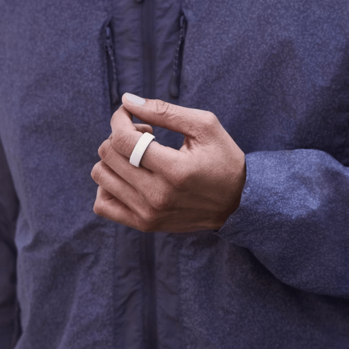 Смарт-кільце Oura Ring 4 Ceramic Cloud Size 11 (JZ90-57460-11)