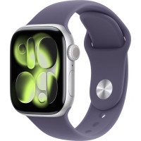 Смарт-часы Apple Watch Series 11 GPS 42mm Silver Alu. Case w. Purple Fog S. Band - S/M (MEU64)