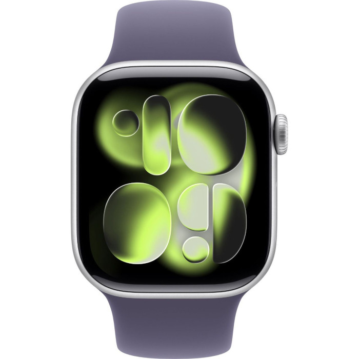 Смарт-часы Apple Watch Series 11 GPS 42mm Silver Alu. Case w. Purple Fog S. Band - M/L (MEU74)