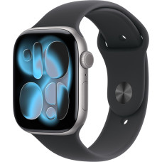 Смарт-часы Apple Watch Series 11 GPS 46mm Space Grey Alu. Case w. Black S. Band - S/M (MEV04)