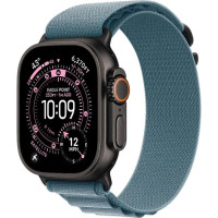 Смарт-годинник Apple Watch Ultra 3 GPS + Cellular 49mm Black Tit. Case w. Light Blue Alpine Loop - Medium (MF254+MG9L4)