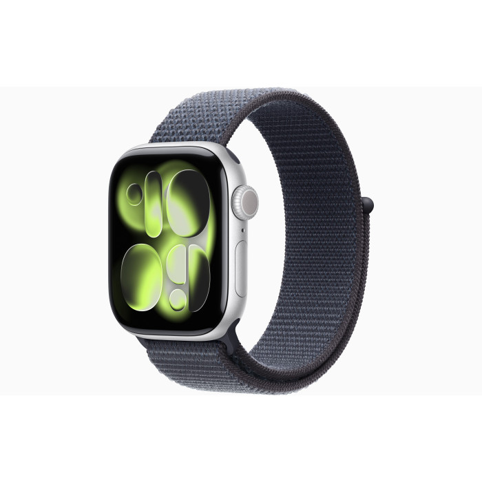 Смарт-часы Apple Watch Series 11 GPS 42mm Silver Aluminum Case / Anchor Blue Sport Loop (MEW34 + MFFC4)