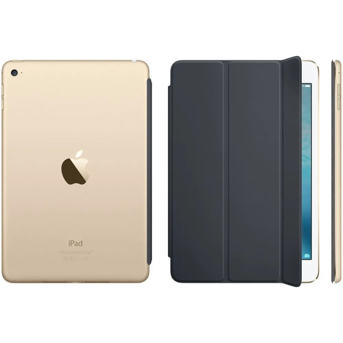 Apple Силиконовый чехол Apple Smart Cover Charcoal Gray (MKLV2) для iPad mini 4