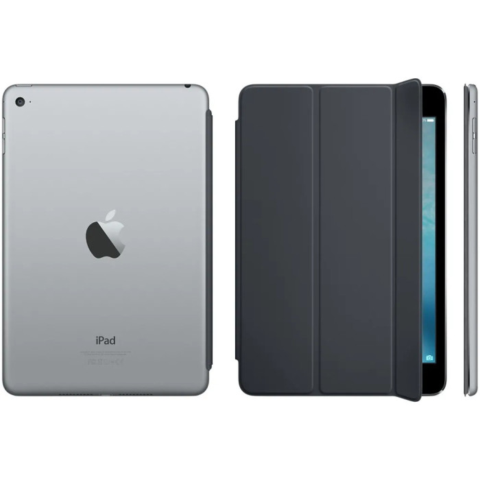 Apple Силиконовый чехол Apple Smart Cover Charcoal Gray (MKLV2) для iPad mini 4