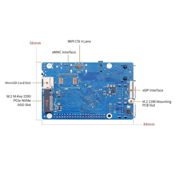 Одноплатний комп'ютер Orange Pi 4A RAM 2 GB