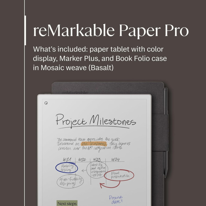 Электронная книга reMarkable Paper Pro Bundle with Folio (RM83C-1001NW)