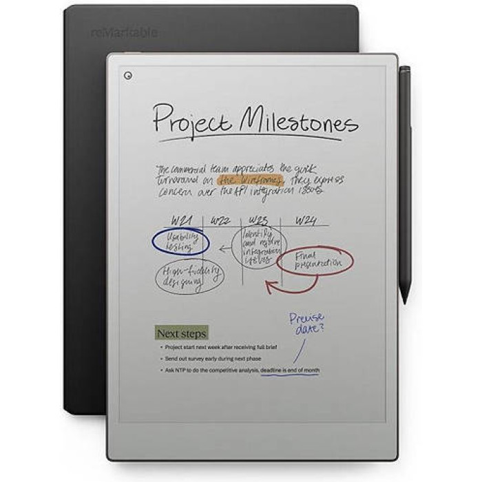 Електронна книга reMarkable Paper Pro Marker Plus Book Folio Brown (RM83C-1006NW)