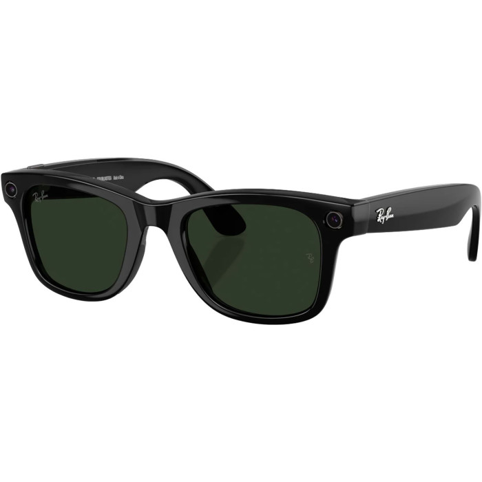 Смарт-окуляри Ray-Ban Meta Wayfarer Gen 2 Shiny Black Frame / Clear to Graphite Green Transitions Lens (RW4012 601/1M 53-22)