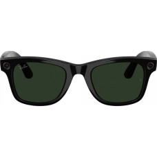 Смарт-окуляри Ray-Ban Meta Wayfarer Gen 2 Shiny Black Frame / Clear to Graphite Green Transitions Lens (RW4012 601/1M 53-22)