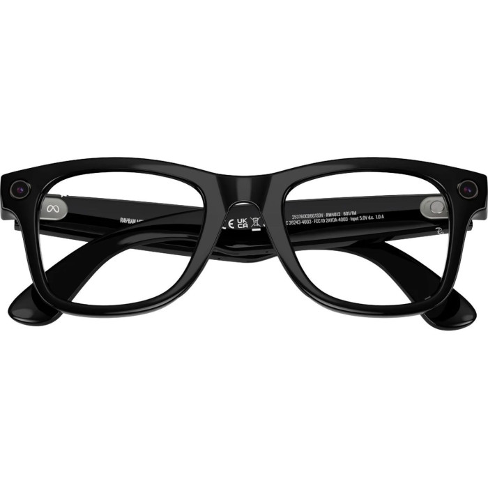 Смарт-окуляри Ray-Ban Meta Wayfarer Gen 2 Shiny Black Frame / Clear to Graphite Green Transitions Lens (RW4012 601/1M 53-22)