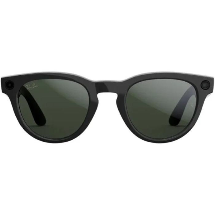 Смарт-окуляри Ray-Ban Meta Headliner Gen2 HighBridge Fit Shiny Black/Clear-Graphite Green Transitions RW4013 601/1M 50-23
