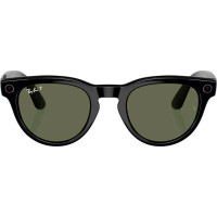 Смарт-окуляри Ray-Ban Meta Headliner Gen 2 Low Bridge Fit Standard Shiny Black Frame/G-15 GreenLenses RW4013F 601/71 51-23