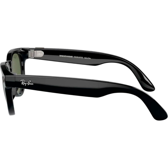 Смарт-окуляри Ray-Ban Meta Headliner Gen 2 Low Bridge Fit Standard Shiny Black Frame/G-15 GreenLenses RW4013F 601/71 51-23
